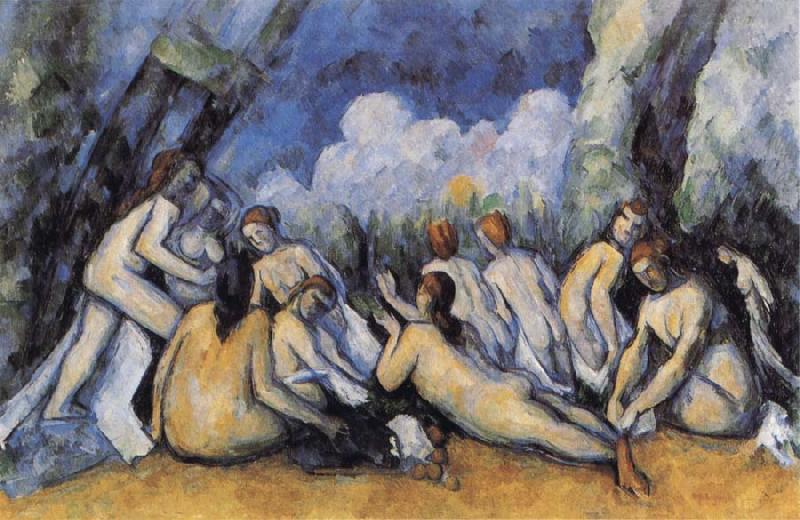 Paul Cezanne Les grandes Baigneuses oil painting picture